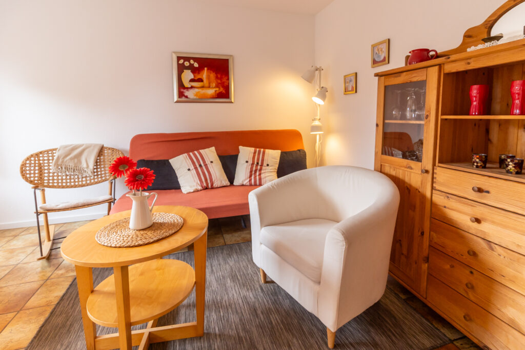 FeWo Greete; Essen Wohnzimmer